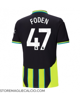 Manchester City Phil Foden #47 Maglia Gara Trasferta Repliche 2024-25
